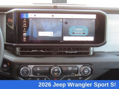 2026 Jeep Wrangler WRANGLER 4-DOOR SPORT S