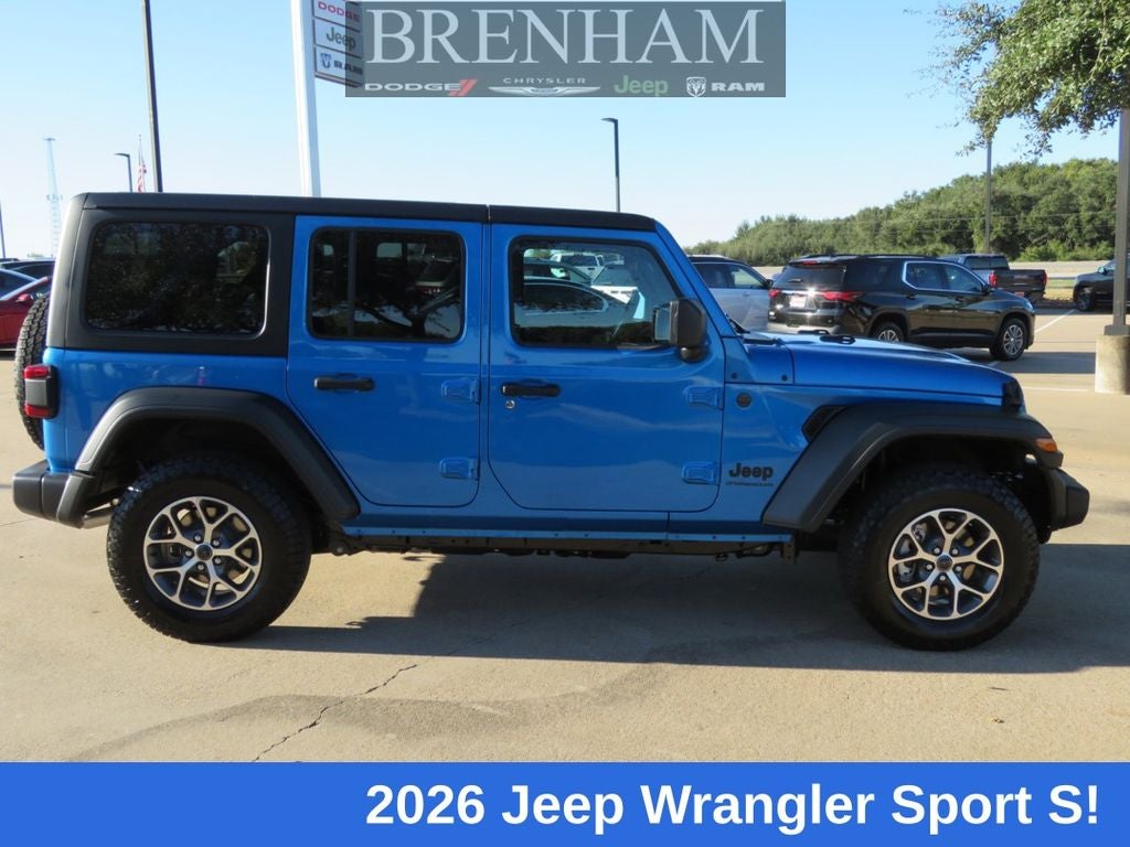 2026 Jeep Wrangler WRANGLER 4-DOOR SPORT S