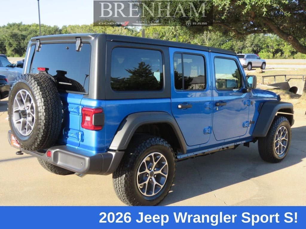 2026 Jeep Wrangler WRANGLER 4-DOOR SPORT S