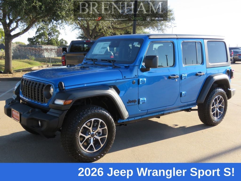 2026 Jeep Wrangler WRANGLER 4-DOOR SPORT S