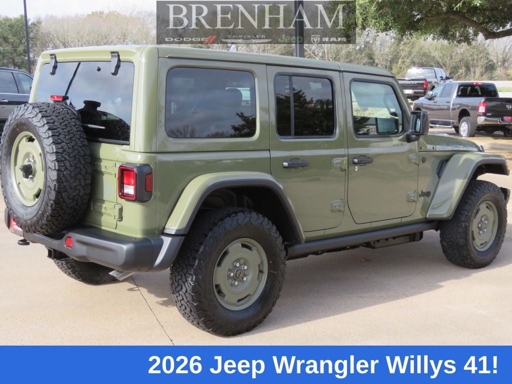 2026 Jeep Wrangler WRANGLER 4-DOOR WILLYS '41