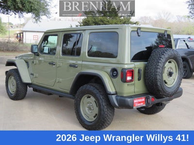 2026 Jeep Wrangler WRANGLER 4-DOOR WILLYS '41