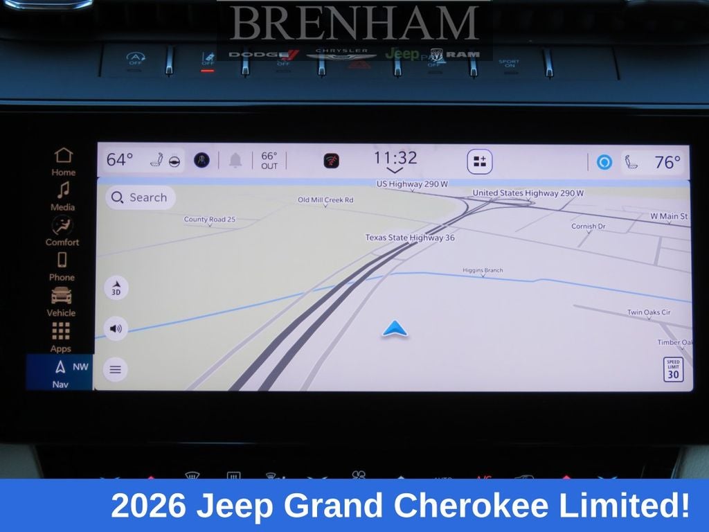2026 Jeep Grand Cherokee GRAND CHEROKEE LIMITED 4X2