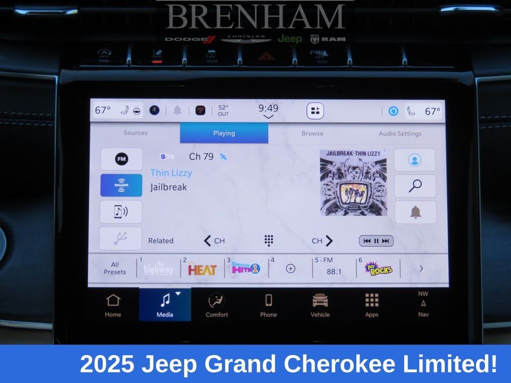 2025 Jeep Grand Cherokee GRAND CHEROKEE LIMITED 4X4