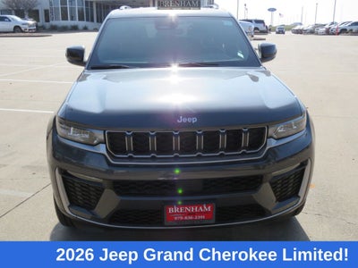 2026 Jeep Grand Cherokee GRAND CHEROKEE LIMITED 4X4