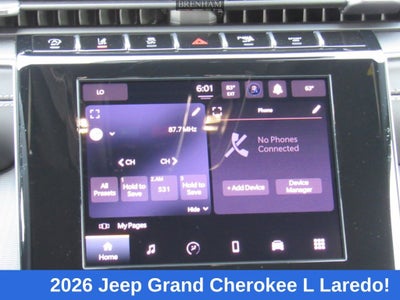 2026 Jeep Grand Cherokee GRAND CHEROKEE L LAREDO 4X4