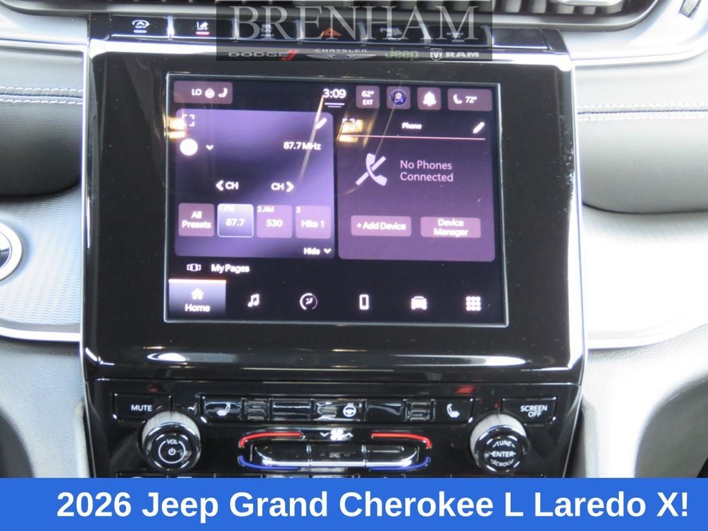 2026 Jeep Grand Cherokee GRAND CHEROKEE L LAREDO X 4X4