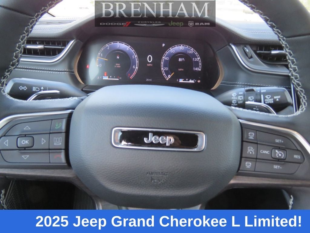 2025 Jeep Grand Cherokee GRAND CHEROKEE L LIMITED 4X4