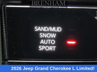 2026 Jeep Grand Cherokee GRAND CHEROKEE L LIMITED 4X4