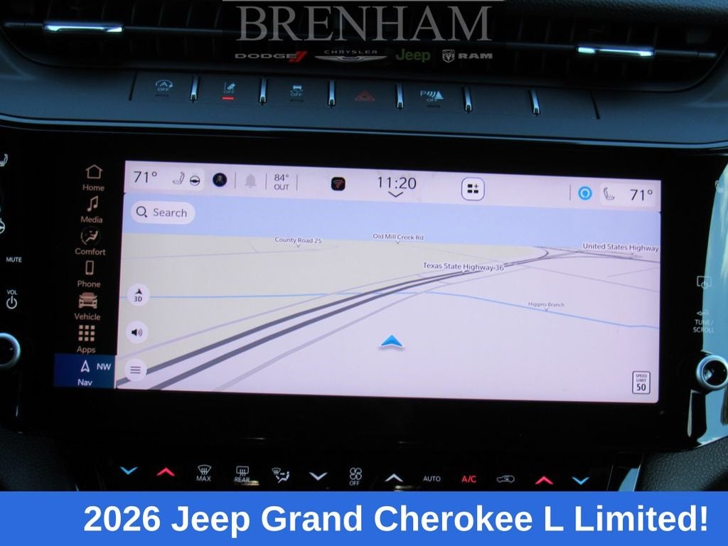2026 Jeep Grand Cherokee GRAND CHEROKEE L LIMITED 4X4