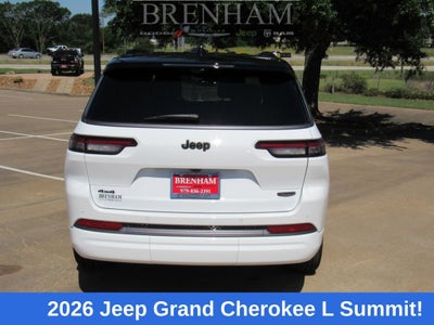 2026 Jeep Grand Cherokee GRAND CHEROKEE L SUMMIT 4X4