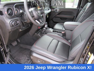 2026 Jeep Wrangler WRANGLER 4-DOOR RUBICON X
