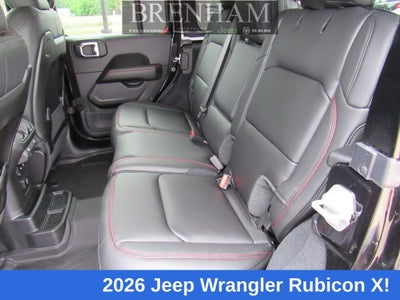 2026 Jeep Wrangler WRANGLER 4-DOOR RUBICON X