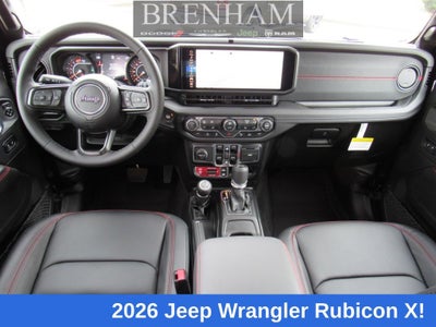2026 Jeep Wrangler WRANGLER 4-DOOR RUBICON X