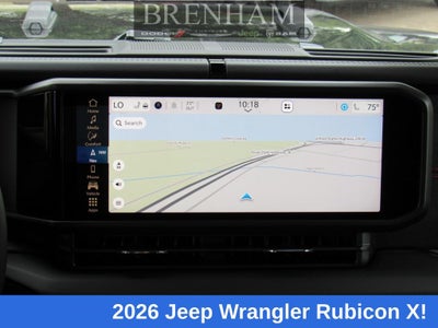 2026 Jeep Wrangler WRANGLER 4-DOOR RUBICON X