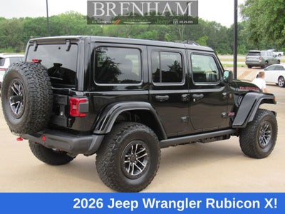 2026 Jeep Wrangler WRANGLER 4-DOOR RUBICON X