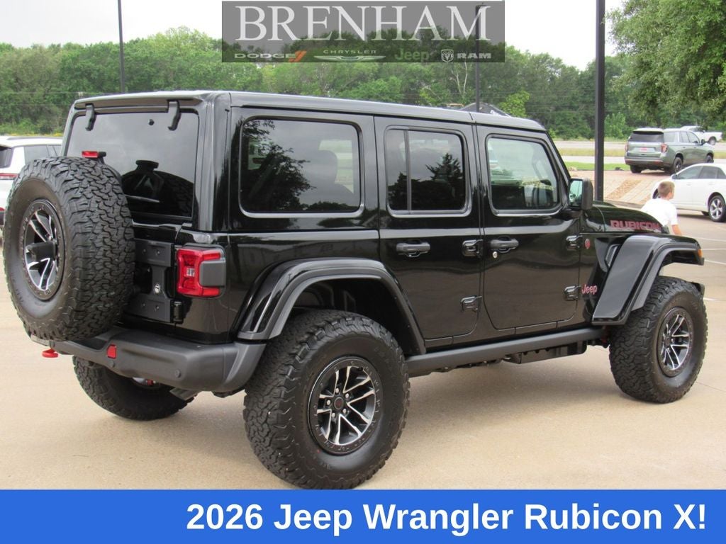 2026 Jeep Wrangler WRANGLER 4-DOOR RUBICON X