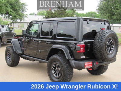 2026 Jeep Wrangler WRANGLER 4-DOOR RUBICON X