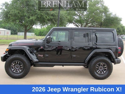 2026 Jeep Wrangler WRANGLER 4-DOOR RUBICON X
