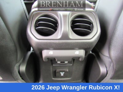 2026 Jeep Wrangler WRANGLER 4-DOOR RUBICON X