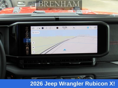 2026 Jeep Wrangler WRANGLER 4-DOOR RUBICON X
