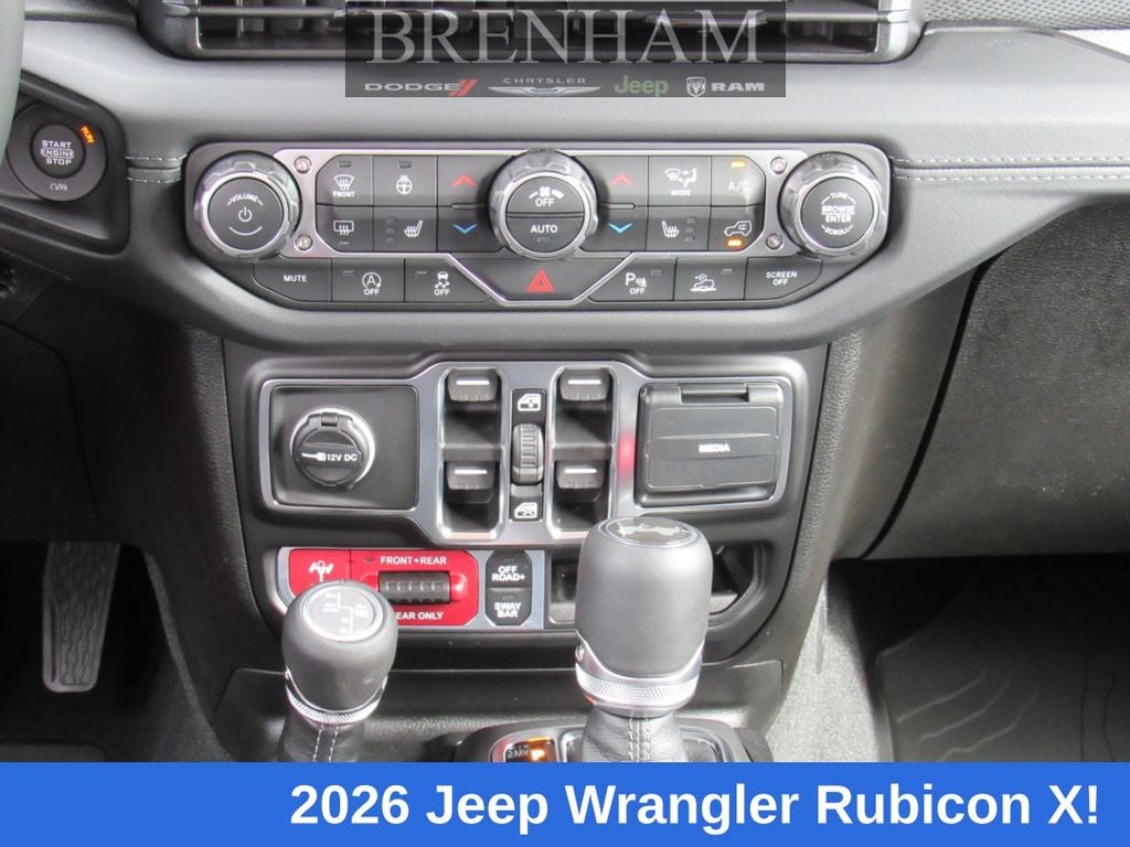 2026 Jeep Wrangler WRANGLER 4-DOOR RUBICON X