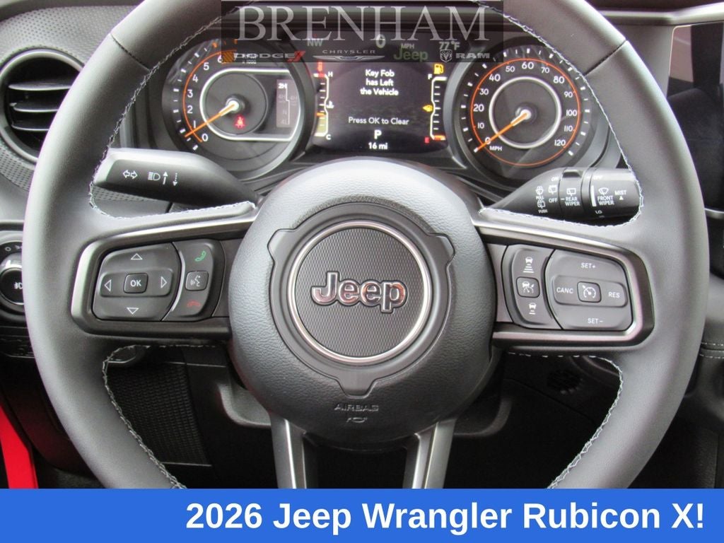 2026 Jeep Wrangler WRANGLER 4-DOOR RUBICON X