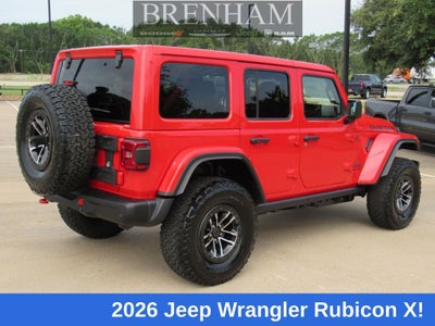 2026 Jeep Wrangler WRANGLER 4-DOOR RUBICON X