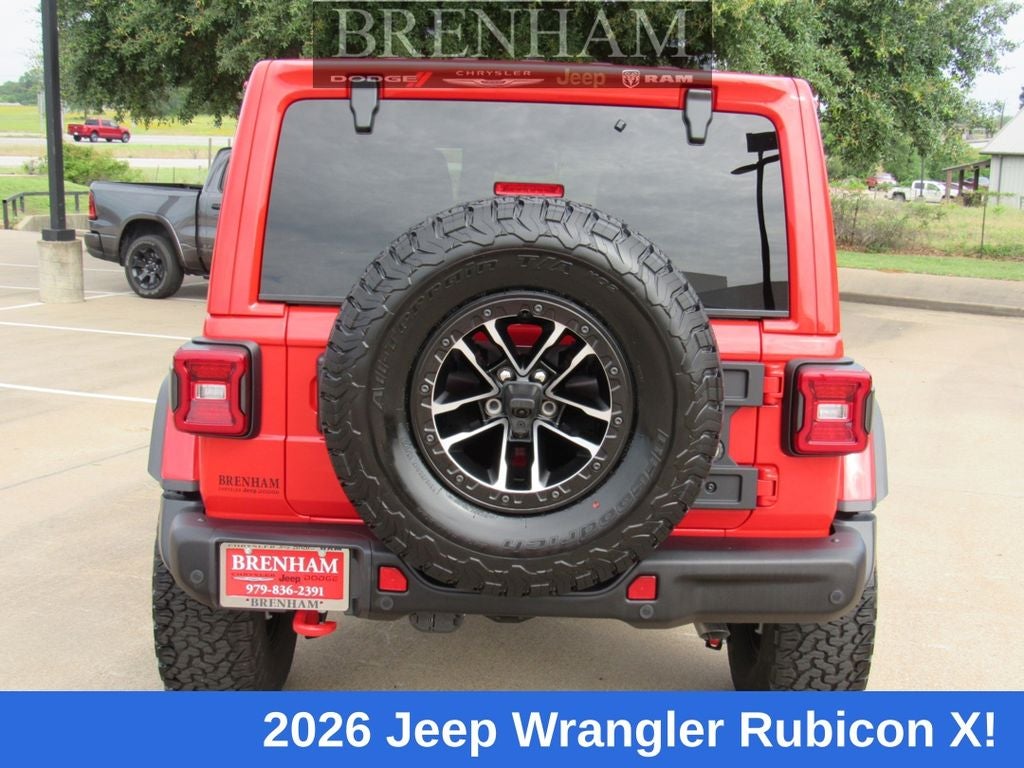 2026 Jeep Wrangler WRANGLER 4-DOOR RUBICON X