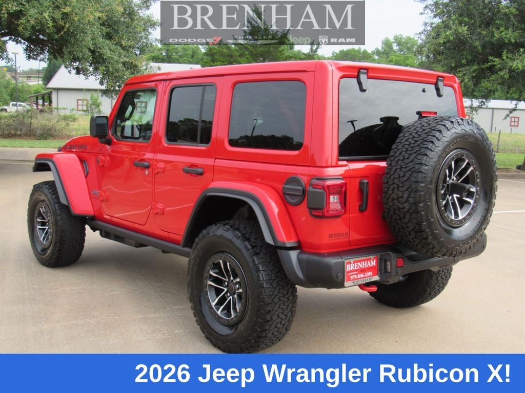 2026 Jeep Wrangler WRANGLER 4-DOOR RUBICON X