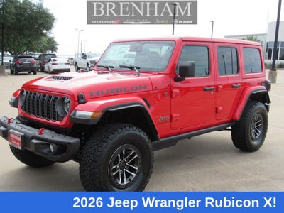 2026 Jeep Wrangler WRANGLER 4-DOOR RUBICON X