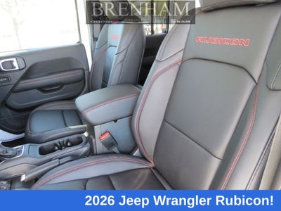 2026 Jeep Wrangler WRANGLER 4-DOOR RUBICON