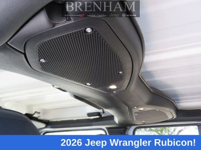 2026 Jeep Wrangler WRANGLER 4-DOOR RUBICON
