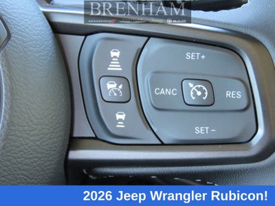 2026 Jeep Wrangler WRANGLER 4-DOOR RUBICON