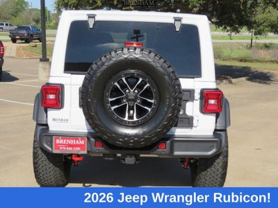 2026 Jeep Wrangler WRANGLER 4-DOOR RUBICON