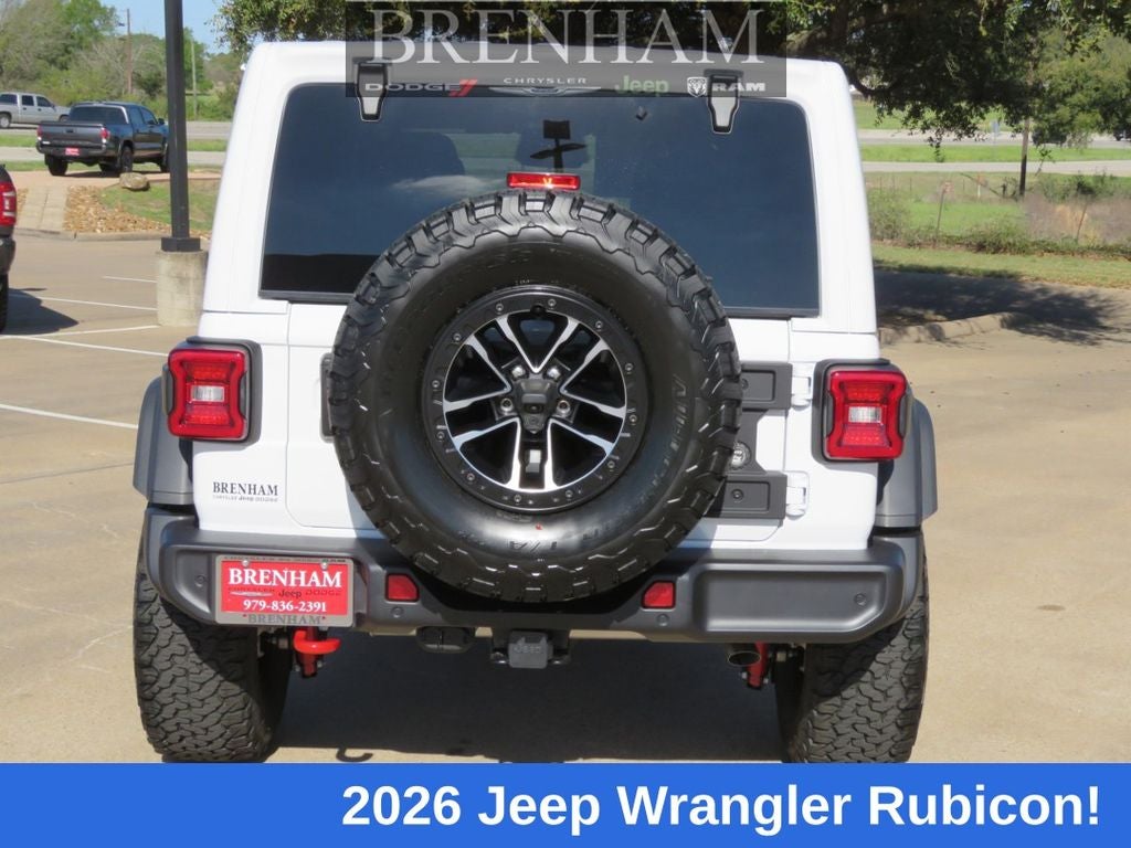 2026 Jeep Wrangler WRANGLER 4-DOOR RUBICON