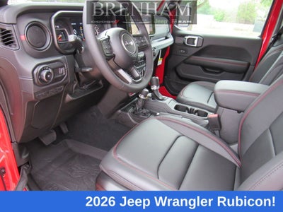 2026 Jeep Wrangler WRANGLER 4-DOOR RUBICON