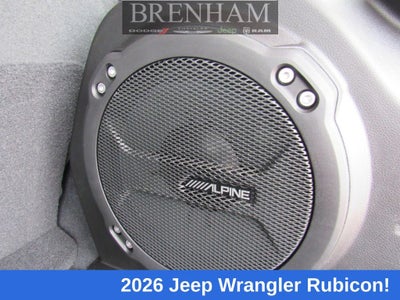 2026 Jeep Wrangler WRANGLER 4-DOOR RUBICON
