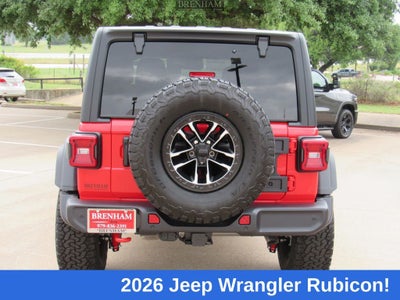 2026 Jeep Wrangler WRANGLER 4-DOOR RUBICON