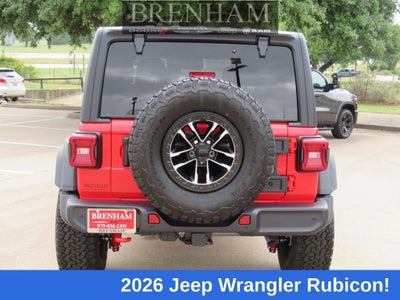 2026 Jeep Wrangler WRANGLER 4-DOOR RUBICON