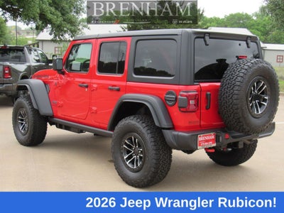 2026 Jeep Wrangler WRANGLER 4-DOOR RUBICON