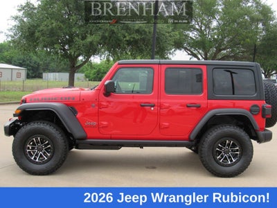 2026 Jeep Wrangler WRANGLER 4-DOOR RUBICON