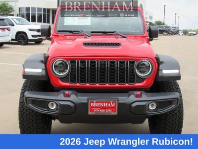 2026 Jeep Wrangler WRANGLER 4-DOOR RUBICON