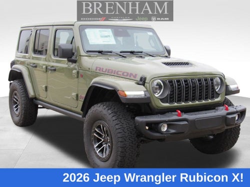 2026 Jeep Wrangler WRANGLER 4-DOOR RUBICON X
