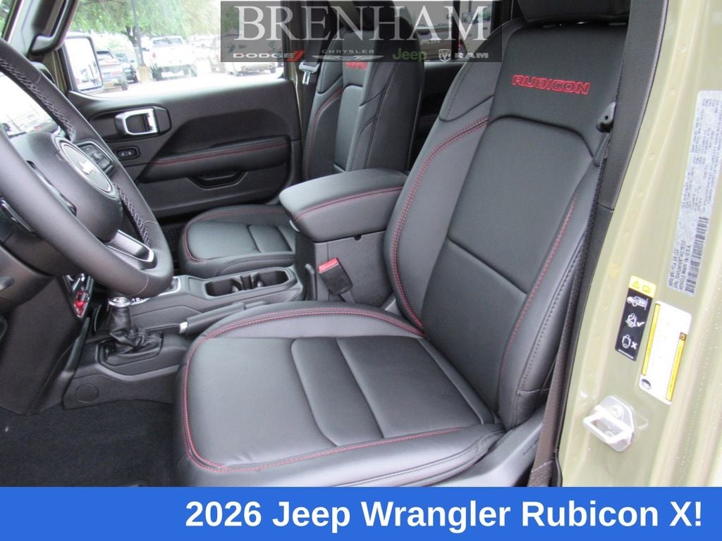 2026 Jeep Wrangler WRANGLER 4-DOOR RUBICON X