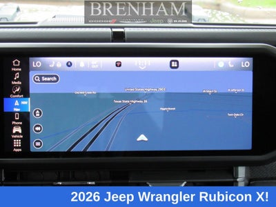 2026 Jeep Wrangler WRANGLER 4-DOOR RUBICON X