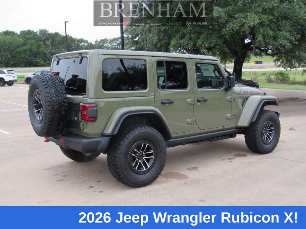 2026 Jeep Wrangler WRANGLER 4-DOOR RUBICON X