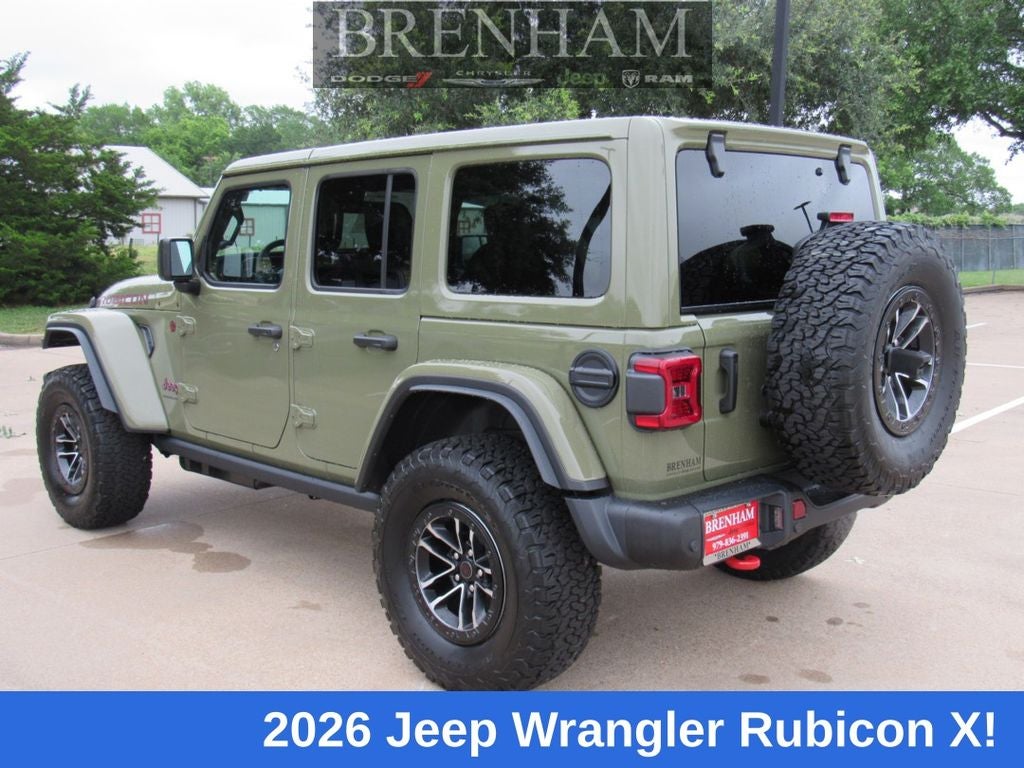 2026 Jeep Wrangler WRANGLER 4-DOOR RUBICON X