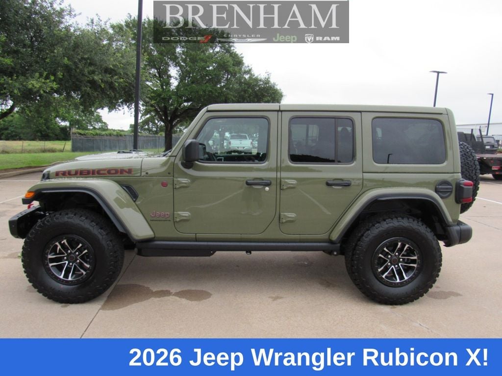 2026 Jeep Wrangler WRANGLER 4-DOOR RUBICON X