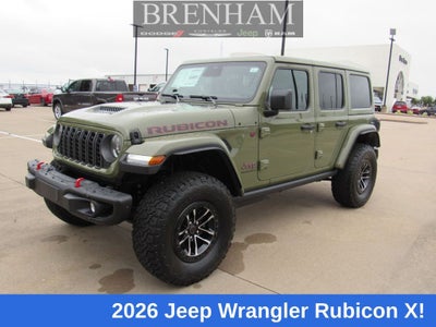 2026 Jeep Wrangler WRANGLER 4-DOOR RUBICON X
